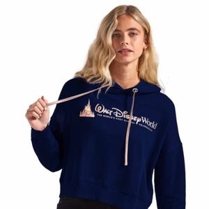 ✨Walt Disney World 50th Anniversary Limited Ed cropped Hoodie!✨Sz 2X